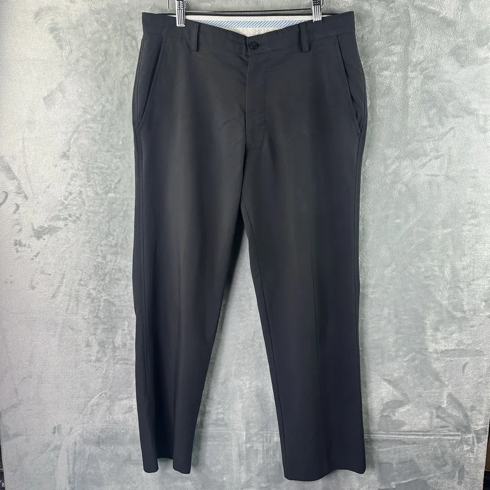 FootJoy‎ Golf Pants Mens 32x30 Black Stretch Performance Athletic Fit Slacks